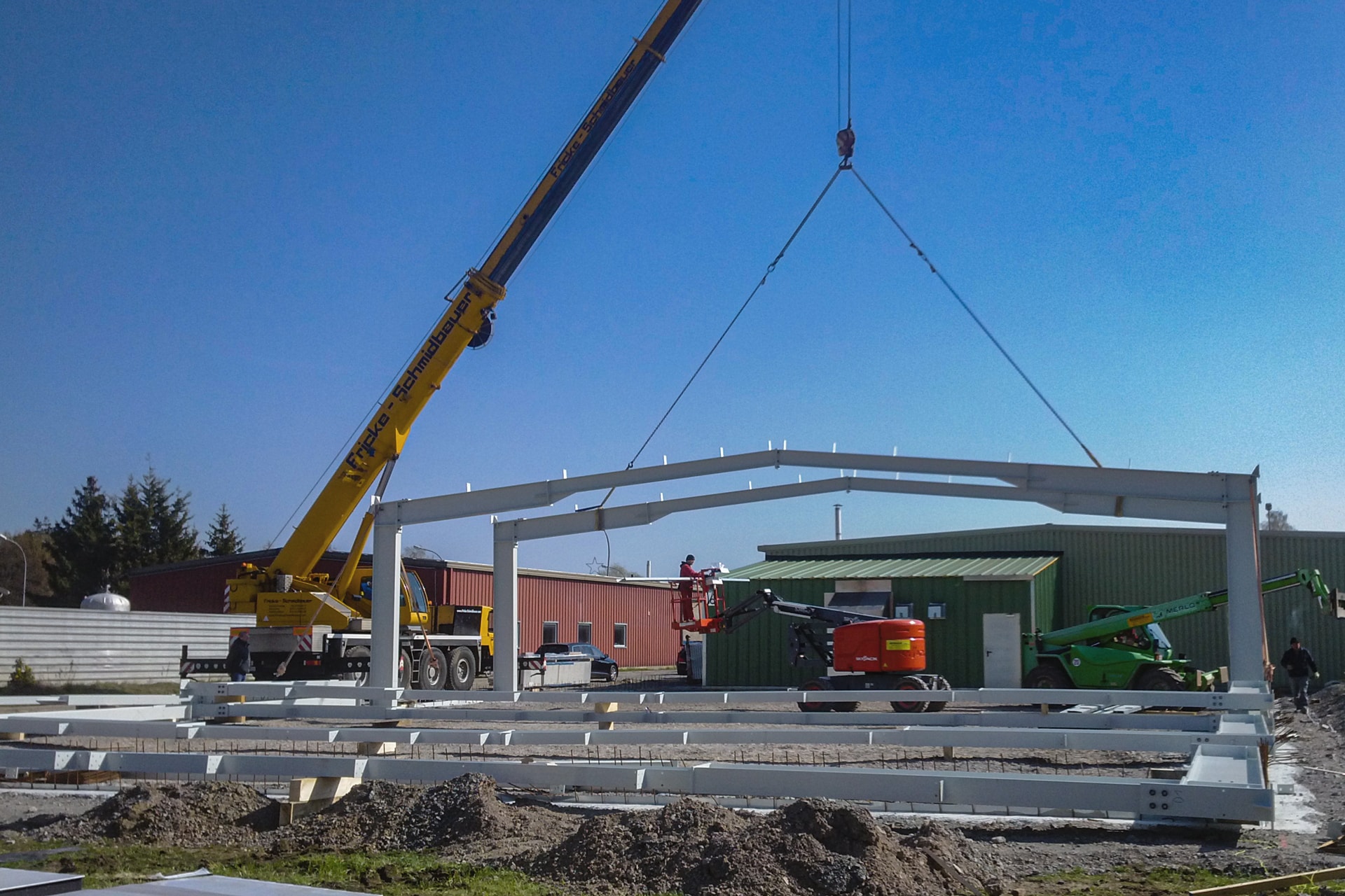 Errichtung neue Halle 2021 - Meissner Mechanik GmbH